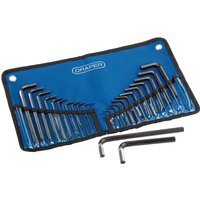Draper 25 Piece Hexagon Allen Key Set Metric and Imperial