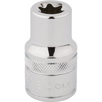 Draper 1/2" Drive Torx Socket 1/2" E12 Draper 1/2" Drive Torx Socket 1/2" E12