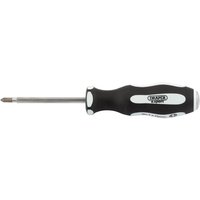 Draper - Pound Thru' Cross Slot No:1 x 75mm Soft Grip Screwdriver (35210)