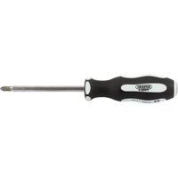Draper Tools - Draper 'Pound Thru' Cross Slot No:2 x 100mm Soft Grip Screwdriver (35223)