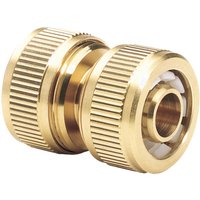 Draper Expert Brass Hose Pipe Repair Connector 1/2" / 12.5mm Pack of 1 Draper Expert Brass Hose Pipe Repair Connector 1/2" / 12.5mm Pack of 1