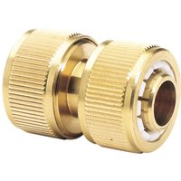 Draper Expert Brass Hose Pipe Repair Connector 3/4" / 19mm Pack of 1