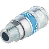 Draper PCL Airflow Air Line Coupling BSPT Male Thread 3/8" BSPT Pack of 1 Draper PCL Airflow Air Line Coupling BSPT Male Thread 3/8" BSPT Pack of 1