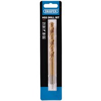 Draper HSS Titanium Coated Drill Bit 11mm Pack of 1 Draper HSS Titanium Coated Drill Bit 11mm Pack of 1