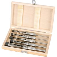 Draper 5 Piece Hollow Square Mortice Chisel and Bit Set Draper 5 Piece Hollow Square Mortice Chisel and Bit Set