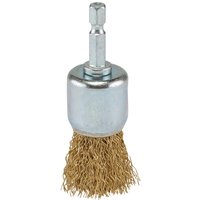 Draper Flat Top Decarbonising Wire Brush 26mm 6mm Shank Draper Flat Top Decarbonising Wire Brush 26mm 6mm Shank