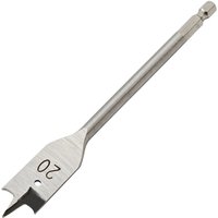 Draper Expert Flat Wood Drill Bit 20mm 150mm Draper Expert Flat Wood Drill Bit 20mm 150mm
