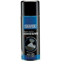 Draper Heavy Duty Adhesive Spray 400ml Draper Heavy Duty Adhesive Spray 400ml