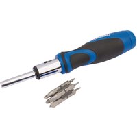Draper Ratchet Screwdriver and 12 Piece Bit Set Draper Ratchet Screwdriver and 12 Piece Bit Set