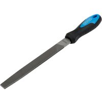 Draper 200mm Flat File with Handle – Soft Grip Engineer's File and Rasp (Model 44952)