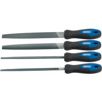 Draper 4 Piece Soft Grip Engineers File Set Draper 4 Piece Soft Grip Engineers File Set