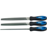 Draper 3 Piece Soft Grip Engineers File Set Draper 3 Piece Soft Grip Engineers File Set