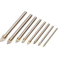 Draper Expert 8 Piece Tile and Glass Drill Bit Set Draper Expert 8 Piece Tile and Glass Drill Bit Set