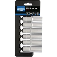 Draper Expert 6 Piece 1/2" Drive Deep Hex Socket Set Metric 1/2" Draper Expert 6 Piece 1/2" Drive Deep Hex Socket Set Metric 1/2"