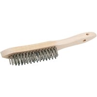 Draper Stainless Steel Scratch Wire Brush 4 Rows Draper Stainless Steel Scratch Wire Brush 4 Rows