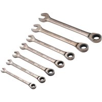 Draper 7 Piece Hi Torq Ratchet Combination Spanner Set Metric Draper 7 Piece Hi Torq Ratchet Combination Spanner Set Metric