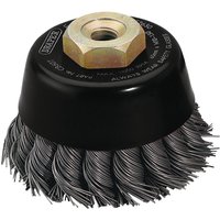 Draper Expert Twist Knot Wire Cup Brush 60mm M10 x 1.5 Thread Draper Expert Twist Knot Wire Cup Brush 60mm M10 x 1.5 Thread