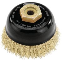 Draper Expert Brassed Steel Wire Cup Brush 60mm M10 x 1.5 Thread Draper Expert Brassed Steel Wire Cup Brush 60mm M10 x 1.5 Thread