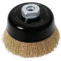 Draper Expert Brassed Steel Wire Cup Brush 100mm M14 Thread Draper Expert Brassed Steel Wire Cup Brush 100mm M14 Thread