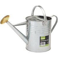 Draper Galvanised Watering Can Galvanised Steel 9l Draper Galvanised Watering Can Galvanised Steel 9l