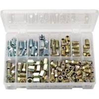 Draper Expert 205 Piece Brake Pipe Fitting Kit Male and Female