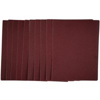 Draper 54733 1/4 Sanding Sheets, 115 x 150mm, 120 Grit (Pack of 10)