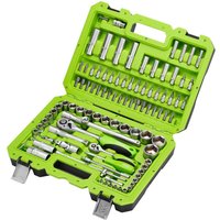 Draper 100 Piece 1/4" and 1/2" Drive Screwdriver and Socket Set Combination Draper 100 Piece 1/4" and 1/2" Drive Screwdriver and Socket Set Combination