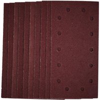1/2 Sanding Sheets with Hook and Loop, 115 x 230mm, 40 Grit (Pack of 10) (55805)