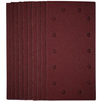 Draper - 1/2 Sanding Sheets with Hook and Loop, 115 x 230mm, 80 Grit (Pack of 10) (55863)