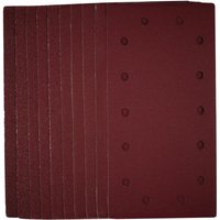 1/2 Sanding Sheets with Hook and Loop, 115 x 230mm, Assorted Grit (Pack of 10) (55866)
