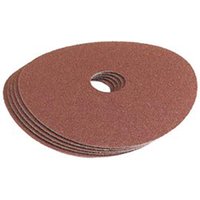 Draper 115mm Aluminium Oxide Sanding Discs 115mm 80g Pack of 5 Draper 115mm Aluminium Oxide Sanding Discs 115mm 80g Pack of 5