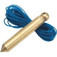 Draper Expert Brass Plumb Bob and Line 100g Draper Expert Brass Plumb Bob and Line 100g