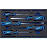 Draper 5 Piece Soft Grip Screwdriver Set In Eva Insert Tray Draper 5 Piece Soft Grip Screwdriver Set In Eva Insert Tray