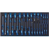 Draper 27 Piece Soft Grip Screwdriver Set In Eva Insert Tray