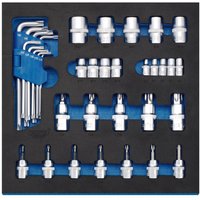 Draper 35 Piece Screwdriver Bit and Torx Key Set in EVA Insert Tray Draper 35 Piece Screwdriver Bit and Torx Key Set in EVA Insert Tray