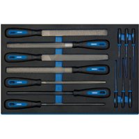 Draper 13 Piece Hand File Set In Eva Insert Tray Draper 13 Piece Hand File Set In Eva Insert Tray
