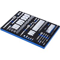 Draper 96 Piece 1/4" 3/8" 1/2" Drive Socket Set In Eva Insert Tray
