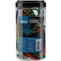 Draper 20 Piece Assorted Elastic Bungee Cords Draper 20 Piece Assorted Elastic Bungee Cords