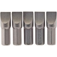 Draper Slotted Screwdriver Bit 8mm 25mm Pack of 5 Draper Slotted Screwdriver Bit 8mm 25mm Pack of 5