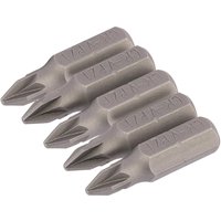 Draper Pozi Screwdriver Bit PZ1 25mm Pack of 5 Draper Pozi Screwdriver Bit PZ1 25mm Pack of 5
