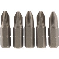 Draper Phillips Screwdriver Bit PH2 25mm Pack of 5 Draper Phillips Screwdriver Bit PH2 25mm Pack of 5