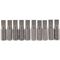 Draper Slotted Screwdriver Bit 5.5mm 25mm Pack of 10 Draper Slotted Screwdriver Bit 5.5mm 25mm Pack of 10