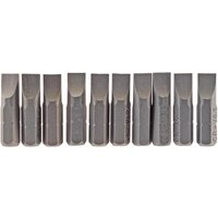 Draper Slotted Screwdriver Bit 6.5mm 25mm Pack of 10 Draper Slotted Screwdriver Bit 6.5mm 25mm Pack of 10