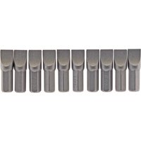 Draper Slotted Screwdriver Bit 8mm 25mm Pack of 10 Draper Slotted Screwdriver Bit 8mm 25mm Pack of 10