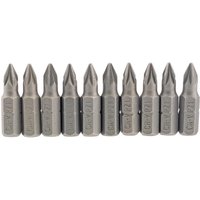 Draper Pozi Screwdriver Bit PZ1 25mm Pack of 10 Draper Pozi Screwdriver Bit PZ1 25mm Pack of 10
