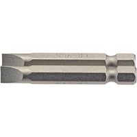 Draper Slotted Screwdriver Bit 6.5mm 50mm Pack of 2 Draper Slotted Screwdriver Bit 6.5mm 50mm Pack of 2