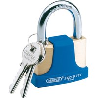 Draper Solid Brass Padlock 52mm Standard Draper Solid Brass Padlock 52mm Standard