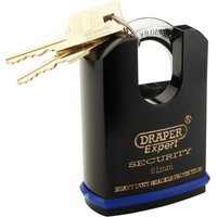 Draper Expert Heavy Duty Padlock Closed Shackle 61mm Standard Draper Expert Heavy Duty Padlock Closed Shackle 61mm Standard