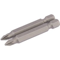 Draper Pozi Screwdriver Bit PZ1 50mm Pack of 2 Draper Pozi Screwdriver Bit PZ1 50mm Pack of 2