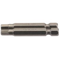 Draper Hex Screwdriver Bit Hex 5mm 50mm Pack of 2 Draper Hex Screwdriver Bit Hex 5mm 50mm Pack of 2